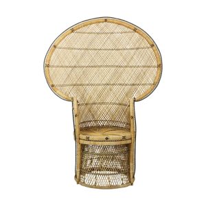 Grote Pauwstoel Rotan Emanuelle Stoel XL Boho Stijl 149cm