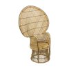 Grote Pauwstoel Rotan Emanuelle Stoel XL Boho Stijl 149cm