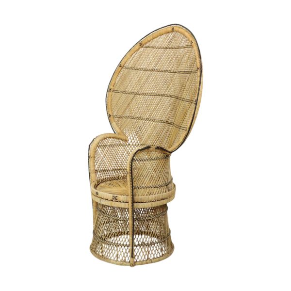 Grote Pauwstoel Rotan Emanuelle Stoel XL Boho Stijl 149cm