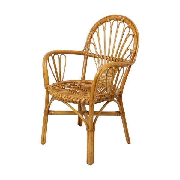 Vintage Rotan Stoel Fauteuil Boho Design Jaren 70 Vintage Rotan Stoel Fauteuil Boho Design Jaren 70