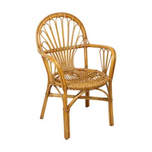 Vintage Rotan Stoel Fauteuil Boho Design Jaren 70