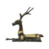 Vintage Bronzen Beeld Liggend Hert Sarreid Ltd 32cm