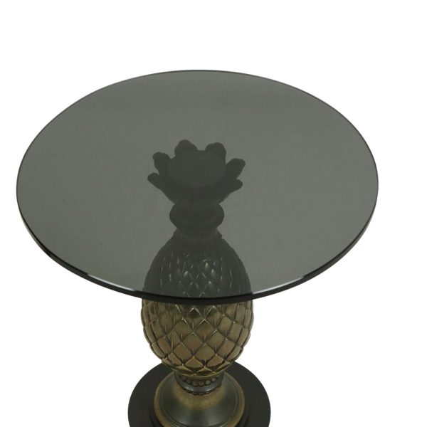 Zeldzame Set Ananas Lamp en Tafel Deknudt Loevsky Jaren 70 Zeldzame Set Ananas Lamp en Tafel Deknudt Loevsky Jaren 70