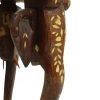Anglo-Indische Taj Mahal Bijzettafel Plantentafel Teak 41cm