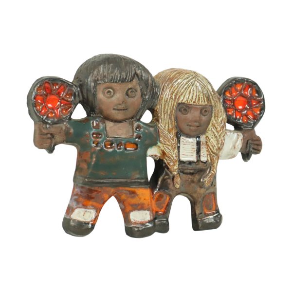 Wandsculptuur Kinderen Elisabeth Vandeweghe Perignem 30cm