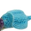 Vintage Eend Beeldje Figuur Koppel Blauw Chinees Porselein