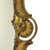 Italiaanse Kuifspiegel Rococo Stijl Goudkleurig Resine 84cm