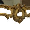 Italiaanse Kuifspiegel Rococo Stijl Goudkleurig Resine 84cm