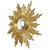 Deknudt Sunburst Zonnespiegel Verguld Hout Sixties 69cm