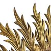 Grote Zeldzame Houten Zonnespiegel Sunburst Bladgoud XL 86cm