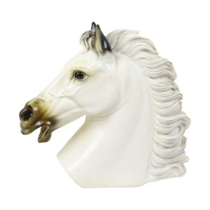 Grote Klassieke Buste Parthenon Paard Griekse Stijl Gips 39cm