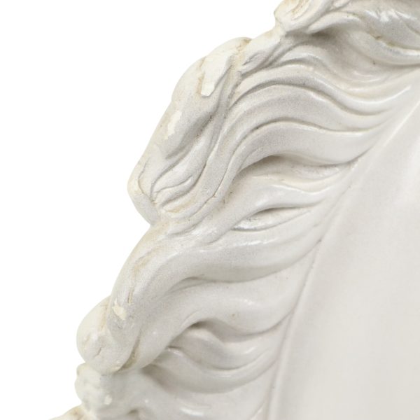 Grote Klassieke Buste Parthenon Paard Griekse Stijl Gips 39cm