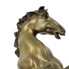 Zwaar Vintage Bronzen Beeld Steigerend Paard Feng Shui 27cm