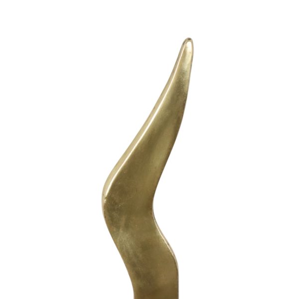 Mid Century Messing Vogel Meeuw Muurdecoratie 35cm