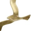Mid Century Messing Vogel Meeuw Muurdecoratie 35cm