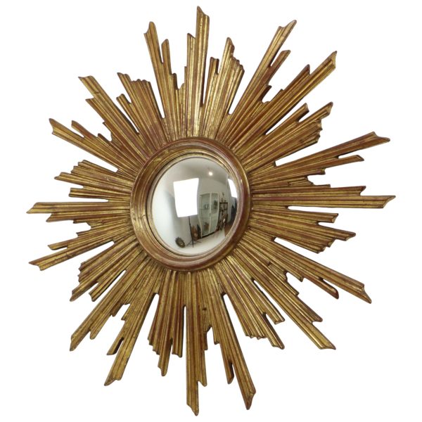 Zeldzame Deknudt Zonnespiegel XL Sunburst Convex 75cm