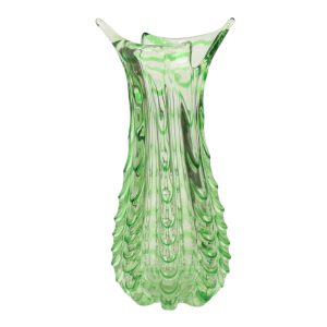 Grote Groene Glazen Vaas Murano Dino Martens Stijl Jaren 60