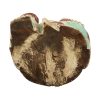 Grote Lachende Boeddha XL Houten Polychroom Beeld 47cm