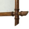 Franse Houten Faux Bamboe Spiegel Antiek 52x39cm Franse Houten Faux Bamboe Spiegel Antiek 52x39cm