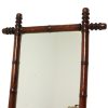 Antieke Houten Spiegel Faux Bamboe Chinoiserie 63x52cm Antieke Houten Spiegel Faux Bamboe Chinoiserie 63x52cm