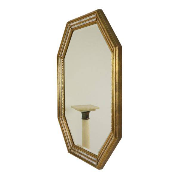 Vintage Venetiaanse Deknudt Spiegel Facetgeslepen 92cm Vintage Venetiaanse Deknudt Spiegel Facetgeslepen 92cm