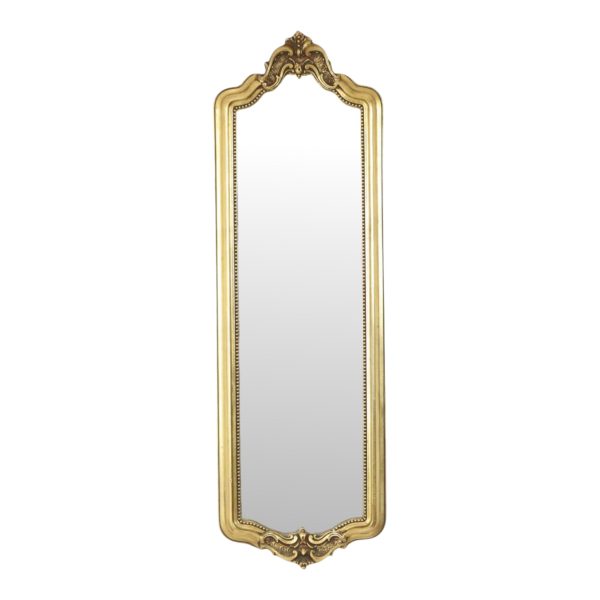 Smalle Klassieke Vintage Spiegel Barok Stijl Goud 72cm