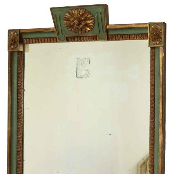 Grote Houten Spiegel Goud Begin 20ste Eeuw Frankrijk 97cm Grote Houten Spiegel Goud Begin 20ste Eeuw Frankrijk 97cm