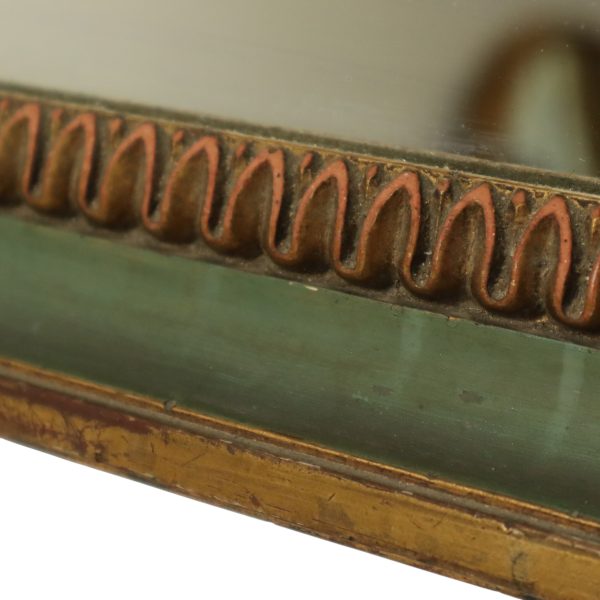 Grote Houten Spiegel Goud Begin 20ste Eeuw Frankrijk 97cm Grote Houten Spiegel Goud Begin 20ste Eeuw Frankrijk 97cm