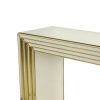 Zeldzame Design Spiegel met Console Zilver Goud Deknudt