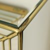 Zeldzame Design Spiegel met Console Zilver Goud Deknudt