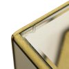 Zeldzame Design Spiegel met Console Zilver Goud Deknudt