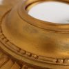 Vintage Houten Zonnespiegel Sunburst Convex Goud 46cm Vintage Houten Zonnespiegel Sunburst Convex Goud 46cm