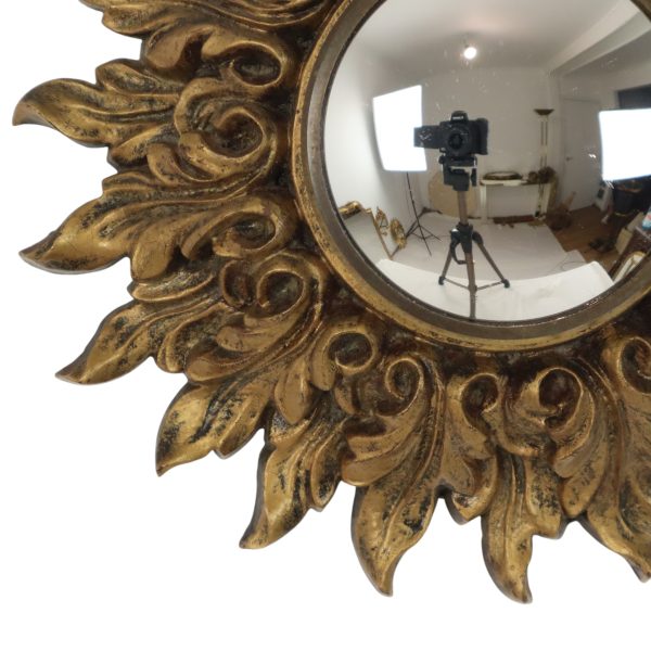 Kleine Italiaanse Zonnespiegel Sunburst Rococo Stijl 24cm Kleine Italiaanse Zonnespiegel Sunburst Rococo Stijl 24cm