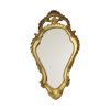 Mid Century Kuifspiegel Klassieke Gouden Franse Spiegel 63cm