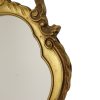 Mid Century Kuifspiegel Klassieke Gouden Franse Spiegel 63cm
