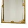 Grote Vintage Deknudt Spiegel Hollywood Regency Jaren 70 Design