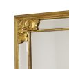 Grote Vintage Deknudt Spiegel Hollywood Regency Jaren 70 Design