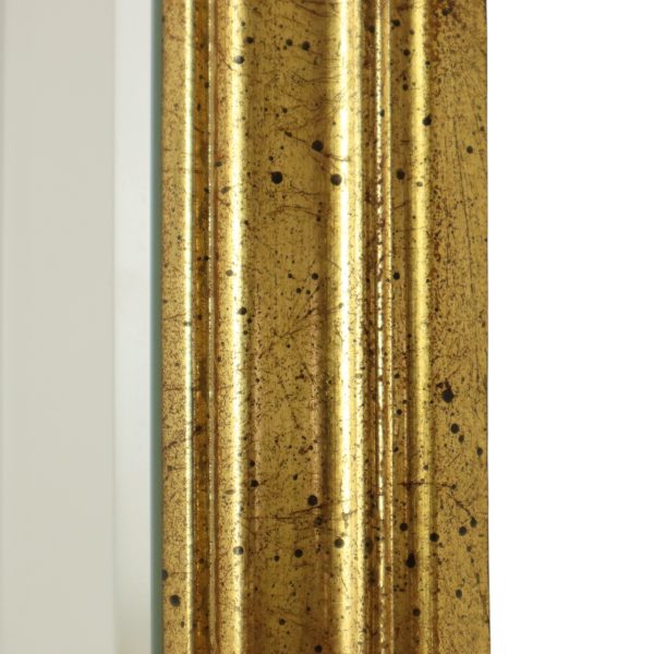 Grote Vintage Deknudt Spiegel Hollywood Regency Jaren 70 Design