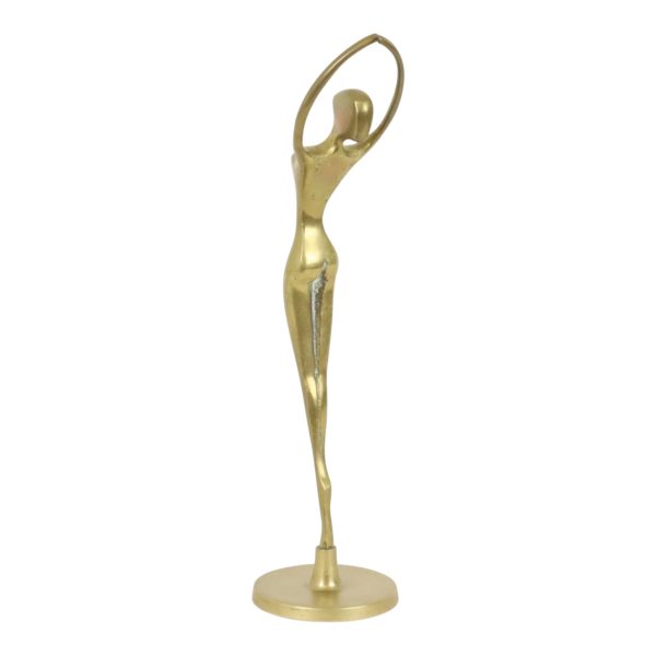 Hollywood Regency Messing Ballerina Beeldje Sculptuur 30cm Hollywood Regency Messing Ballerina Beeldje Sculptuur 30cm