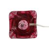 Paarse Roze Tafellamp Kristal Val Saint Lambert Sixties Paarse Roze Tafellamp Kristal Val Saint Lambert Sixties