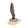 Bronzen Art Deco Beeld Vrouw Hagenauer Marmer Jaren 30