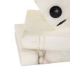 Vintage Dobbelsteen Presse Papier Beeldje Albast 15cm Vintage Dobbelsteen Presse Papier Beeldje Albast 15cm