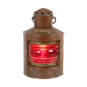 Kleine Scheepslamp DHR Bakboord Koper Maritiem 24cm