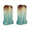 Belgische Art Deco Vazen Turquoise Aardewerk Thulin 22cm