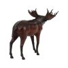 Mid Century Lederen Eland Beeld Sculptuur Vintage