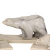 Vintage Set van 3 Dieren Beeldjes Kunstmarmer Inuit Canada Vintage Set van 3 Dieren Beeldjes Kunstmarmer Inuit Canada