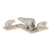 Vintage Set van 3 Dieren Beeldjes Kunstmarmer Inuit Canada Vintage Set van 3 Dieren Beeldjes Kunstmarmer Inuit Canada