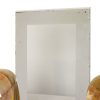 Grote Art Deco Fotolijst Schilderij Onyx Marmer met Spiegelrand
