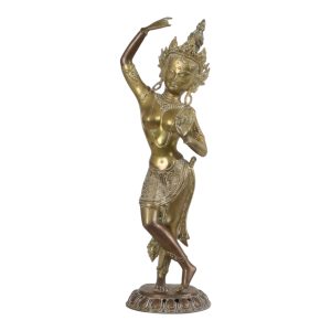 Groot Mayadevi Beeld Sculptuur Messing Moeder van Boeddha 52cm