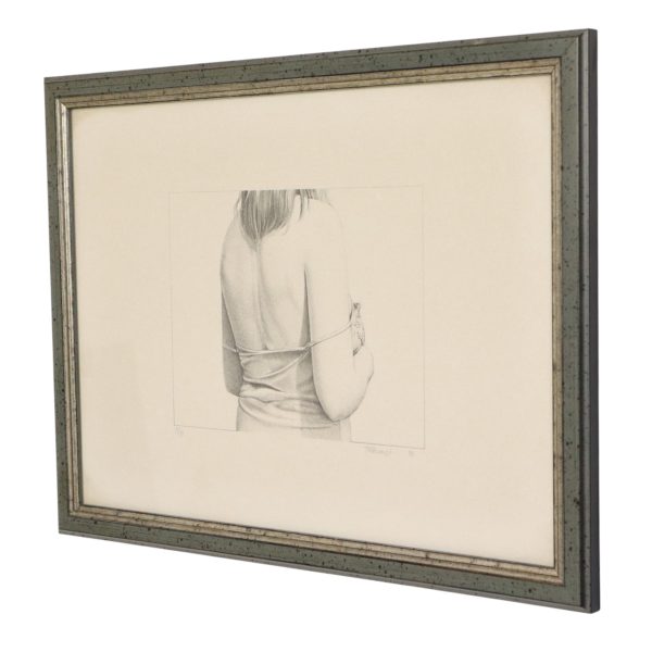 Roger Wittevrongel Litho Portret van een Vrouw Genummerd 79/99 Roger Wittevrongel Litho Portret van een Vrouw Genummerd 79/99
